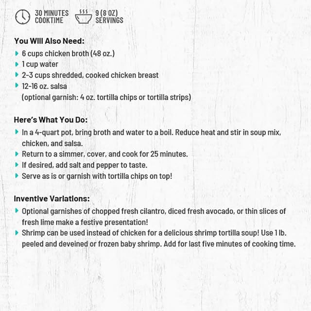Frontier Soups South of the Border Tortilla Soup simmering, quick hearty meal option