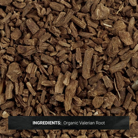 Frontier Valerian Root tea brew close-up with rich aroma