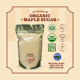 Frost Ridge Maple Farm hand-packed maple sugar conveys farm-fresh flavor at your table