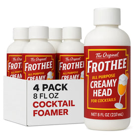 FROTHEE all-purpose cocktail foamer 8oz pours a silky head without changing flavor.