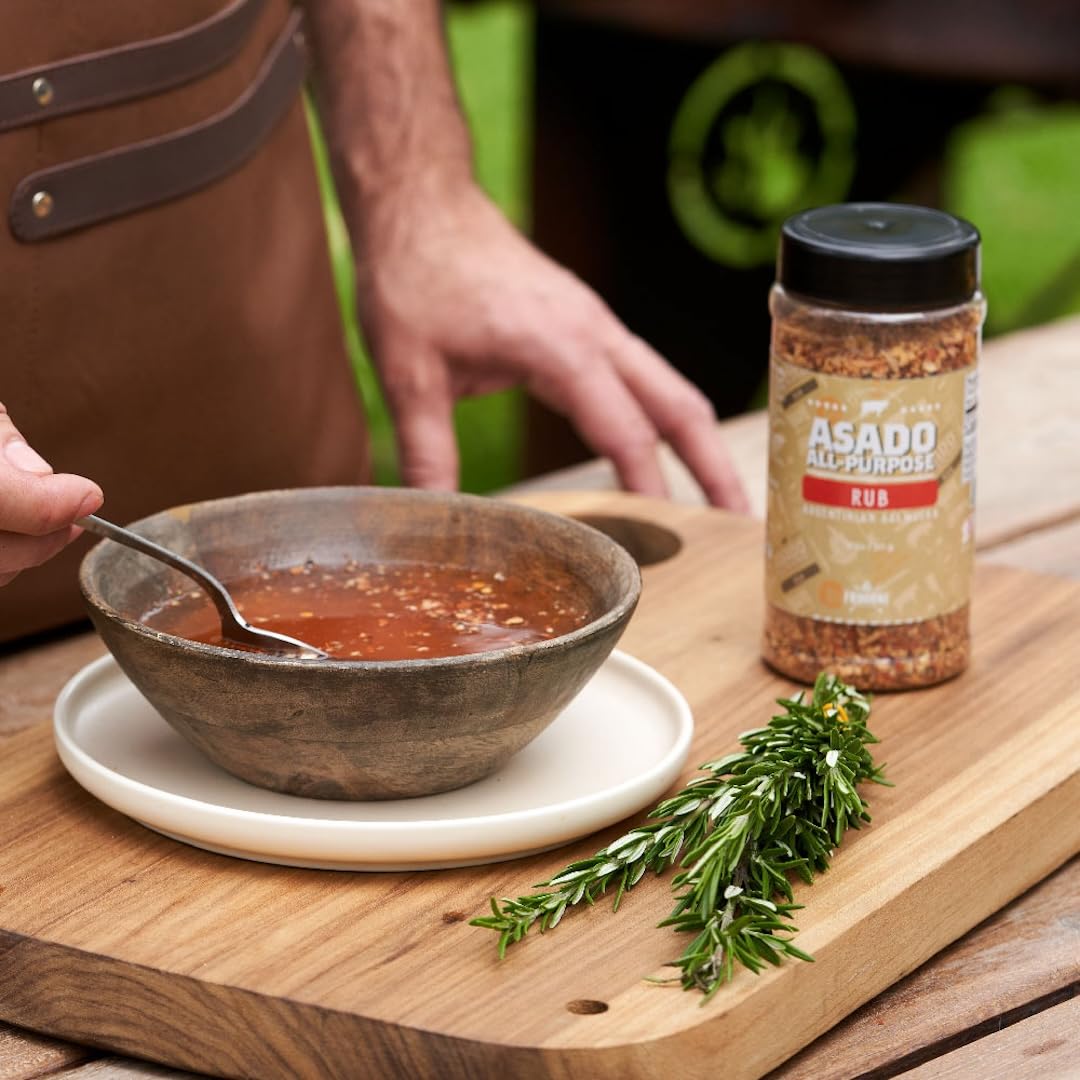 Frugoni Asado rub sprinkled on vegetables, adds depth to roasted dishes.