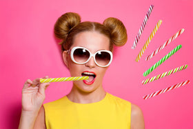 Fruidles 5.5-inch candy sticks – long, sturdy lollipops ideal for gifting.