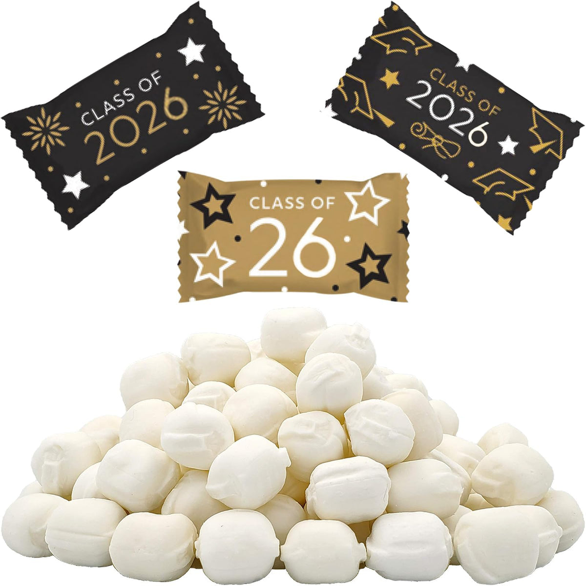 Fruidles Congrats Grad 2026 buttermints bag 55-count for party favors and celebrations.
