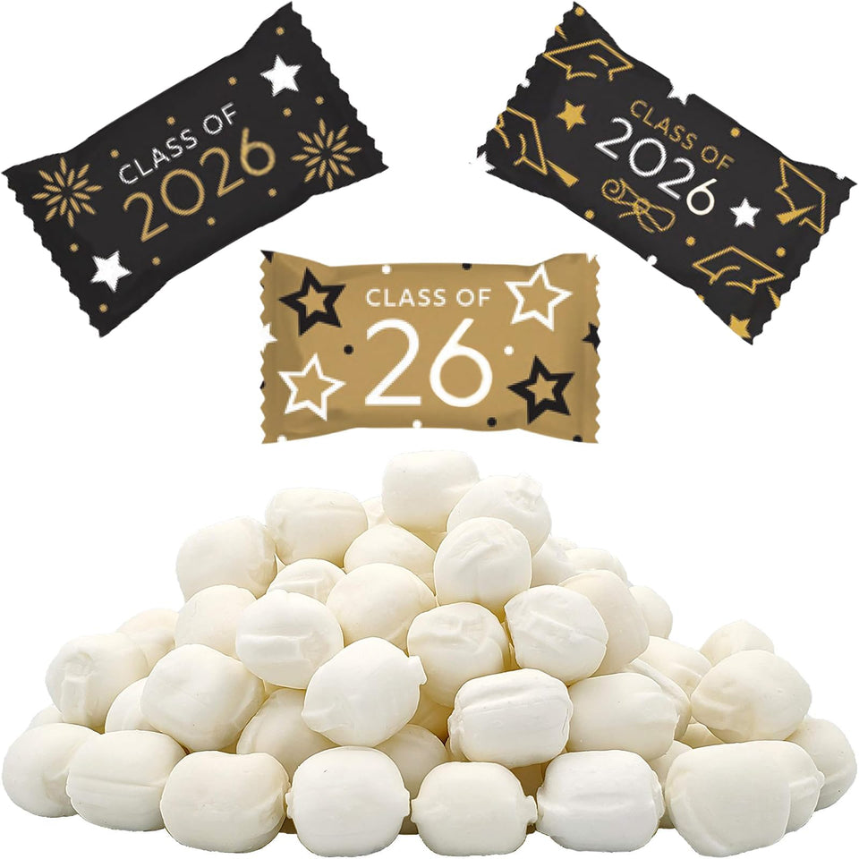 Fruidles Congrats Grad 2026 buttermints bag 55-count for party favors and celebrations.