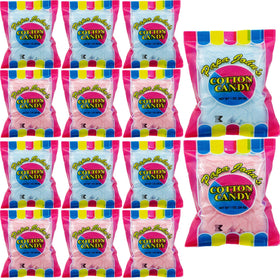 Fruidles cotton candy blue and pink bags for quick party snacks.