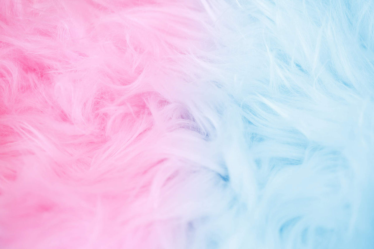 Fruidles blue-pink cotton candy adds color to dessert tables.