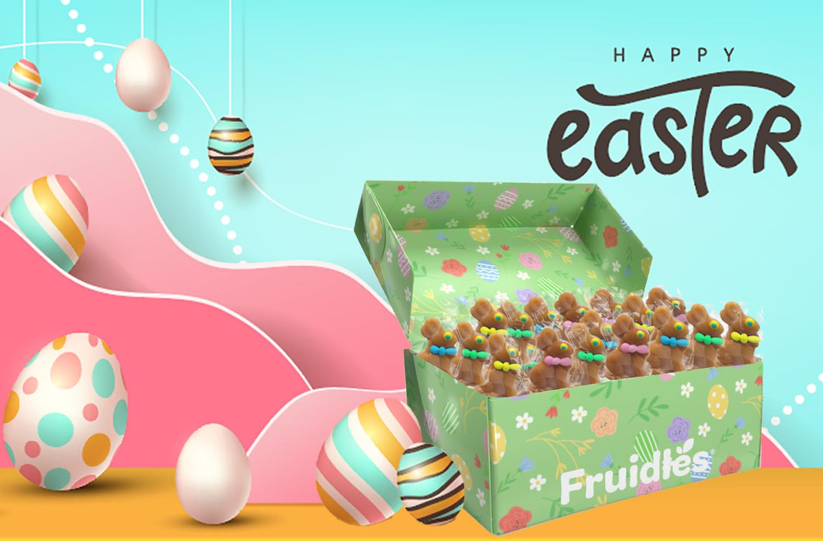 Fruidles Easter basket stuffers brighten gift bags.