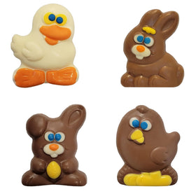 Fruidles Easter Buddies milk chocolate bunny wrapped in gift box, ideal party favor.