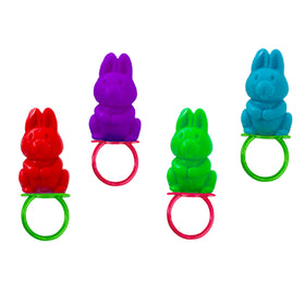 Fruidles Easter Bunny Candy Rings packaging display for gifting and events.