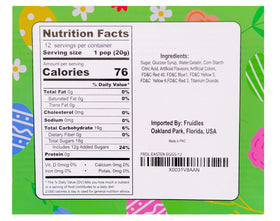 Fruidles Easter Egg Lollipops in ship-safe packaging to prevent damage
