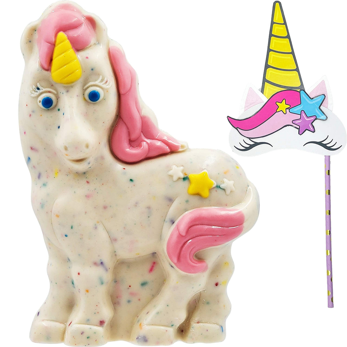 Fruidles Easter unicorn chocolate treat in a box, perfect party decor.