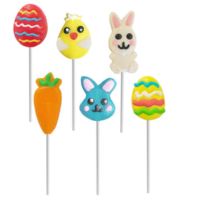 Fruidles Happy Easter yellow bunny design lollipop adds playful charm