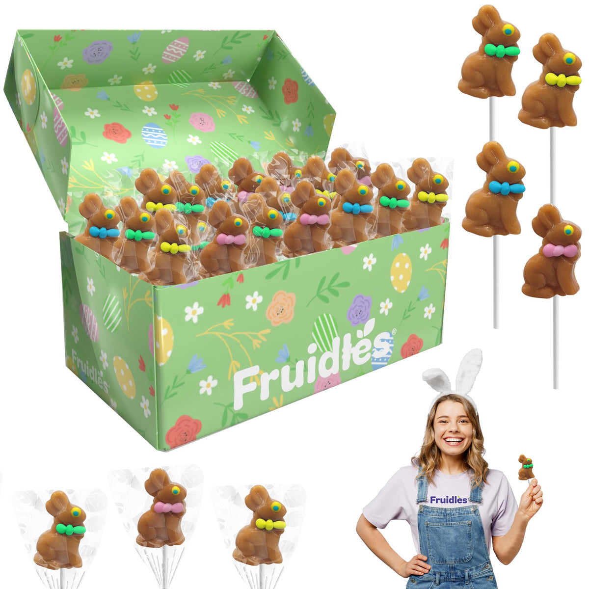 Fruidles individually wrapped pops stay fresh and mess-free.