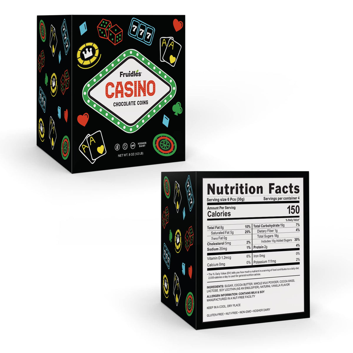 Fruidles kosher-certification-label visible on packaging for kosher appeal.