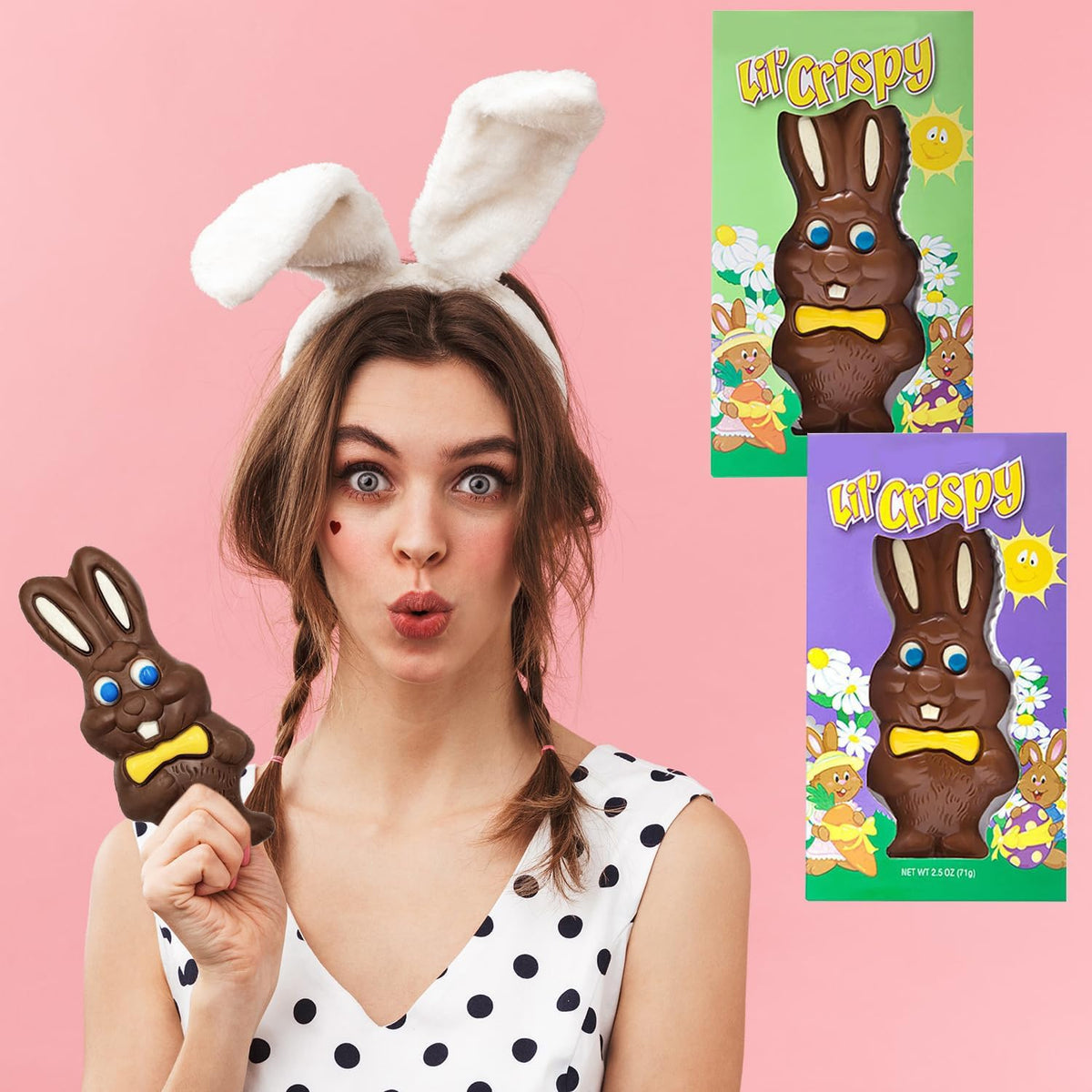 Fruidles kosher-certified dairy bunny ideal for Easter baskets and classroom treats.