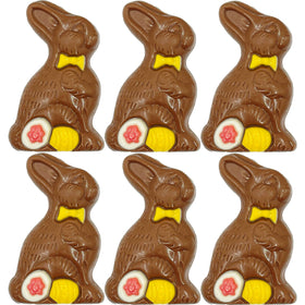 Fruidles milk chocolate Easter bunny 6-pack with silky texture for festive gifting