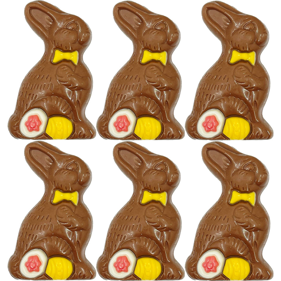 Fruidles milk chocolate Easter bunny 6-pack with silky texture for festive gifting