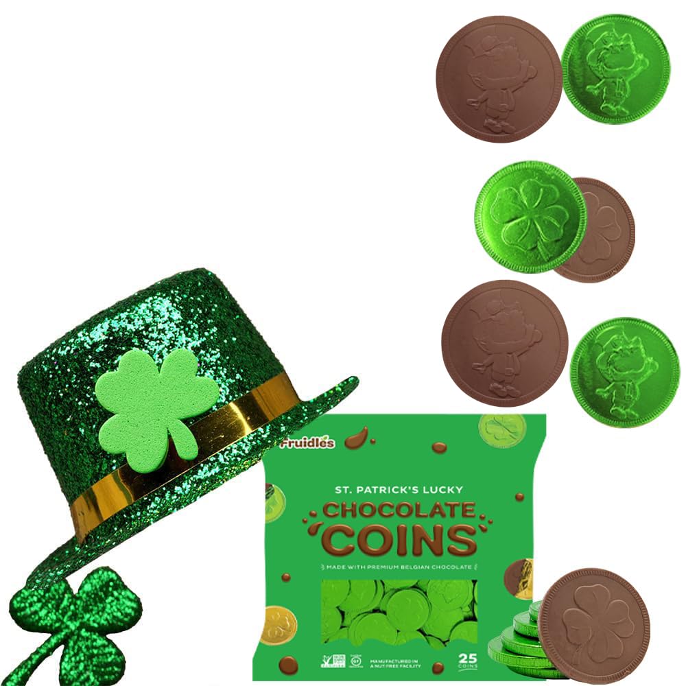 Nut-free kosher chocolate coins for inclusive Saint Patrick's Day parties
