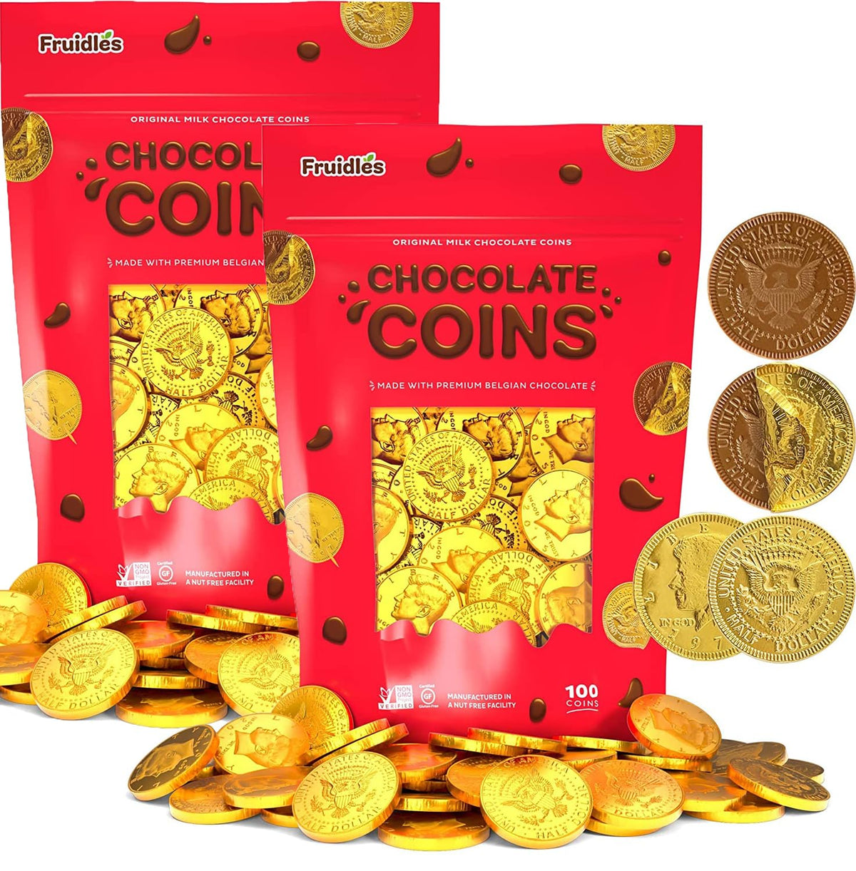 Fruidles party coins enhance money-themed celebrations with fun.