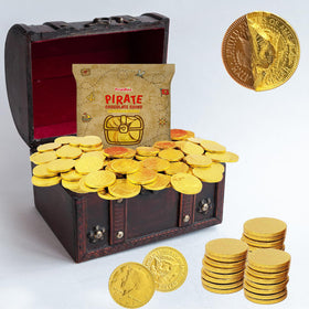 Fruidles Pirate Belgian Milk Chocolate Coins goody bags ready.