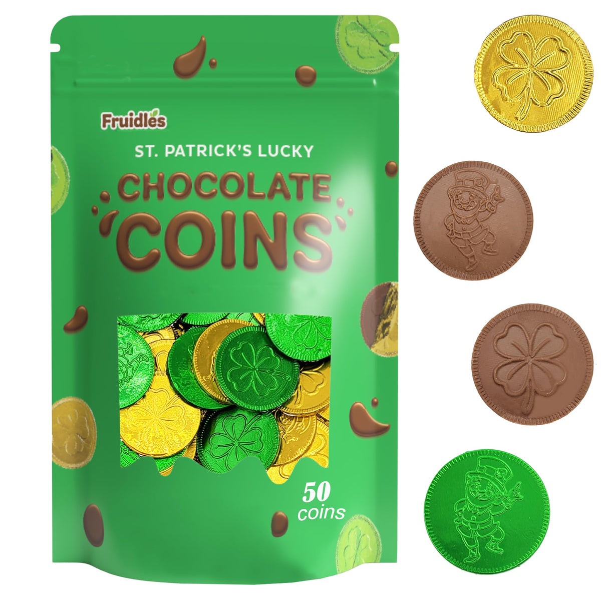 Fruidles St. Patrick's Day coins for candy buffet and tastier celebrations.