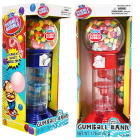 Fruidles toy bank feature encourages kids to save while enjoying candy.