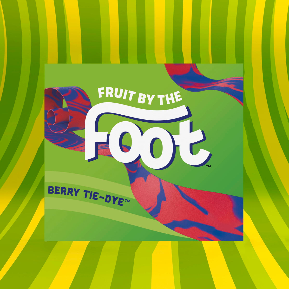 Fruit by the Foot Berry Tie-Dye coil snack offers playful bite-sized joy