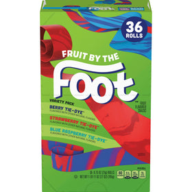 Fruit by the Foot color-by-the-foot roll; vibrant flavors for snack time.