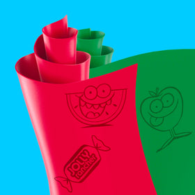 Closeup of gluten-free label on Fruit Roll-Ups package.