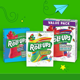 Fruit Roll-Ups Strawberry Blast on-the-go packs keep kids fueled during activities.