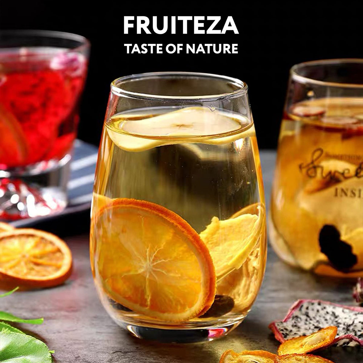 FRUITEZA Premium hand-picked fruits ensure consistent flavor in each bag.