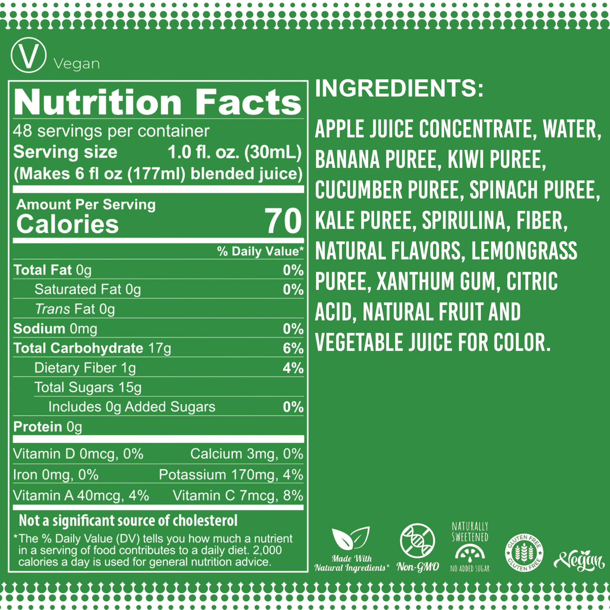 Fruniti concept of 24 smoothies per bottle for a busy week
