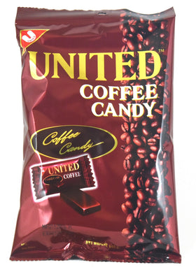 FUAUFAS United Coffee Candy pack-front view, convenient three-pack for travel