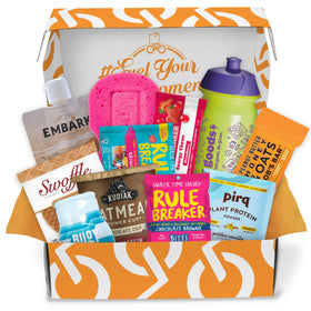 Fuel Goods RiderBox open box reveals curated cycling gifts for gifting