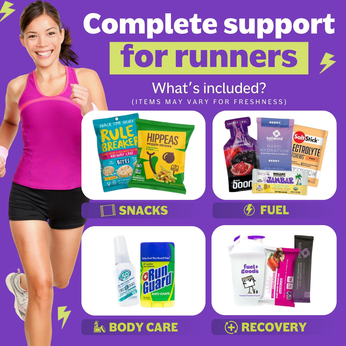 Fuel Goods RunnerBox gift-ready packaging ready to surprise a runner