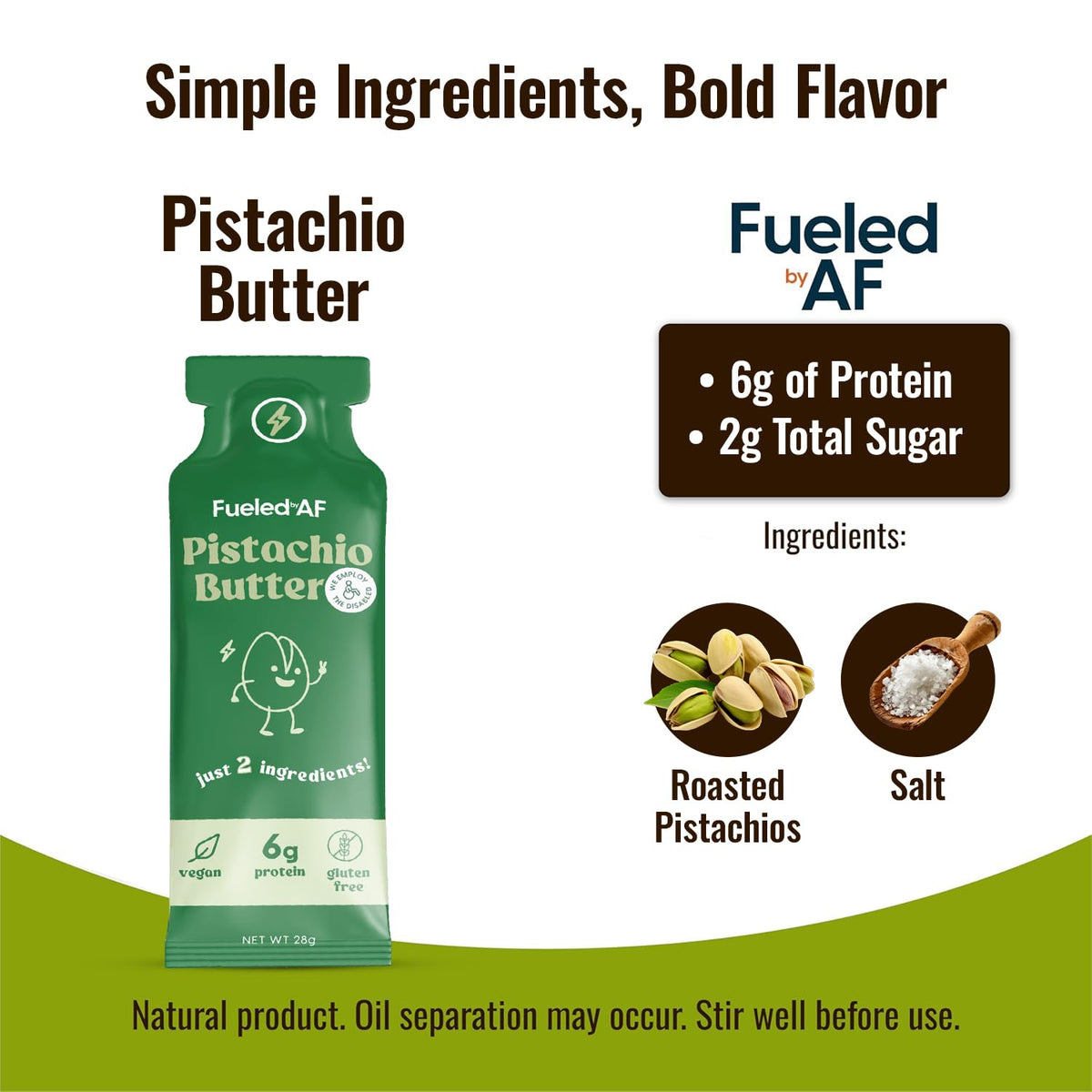 Fueled by AF pistachio butter on toast, ideal for a quick breakfast.