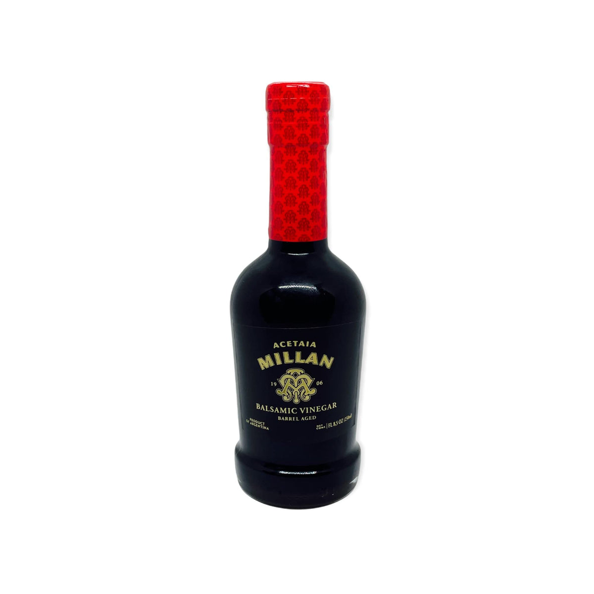 Full Olive barrel aged balsamic bottle pour to drizzle on salads