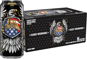 Full Throttle Citrus bottle front view highlighting energizing citrus flavor