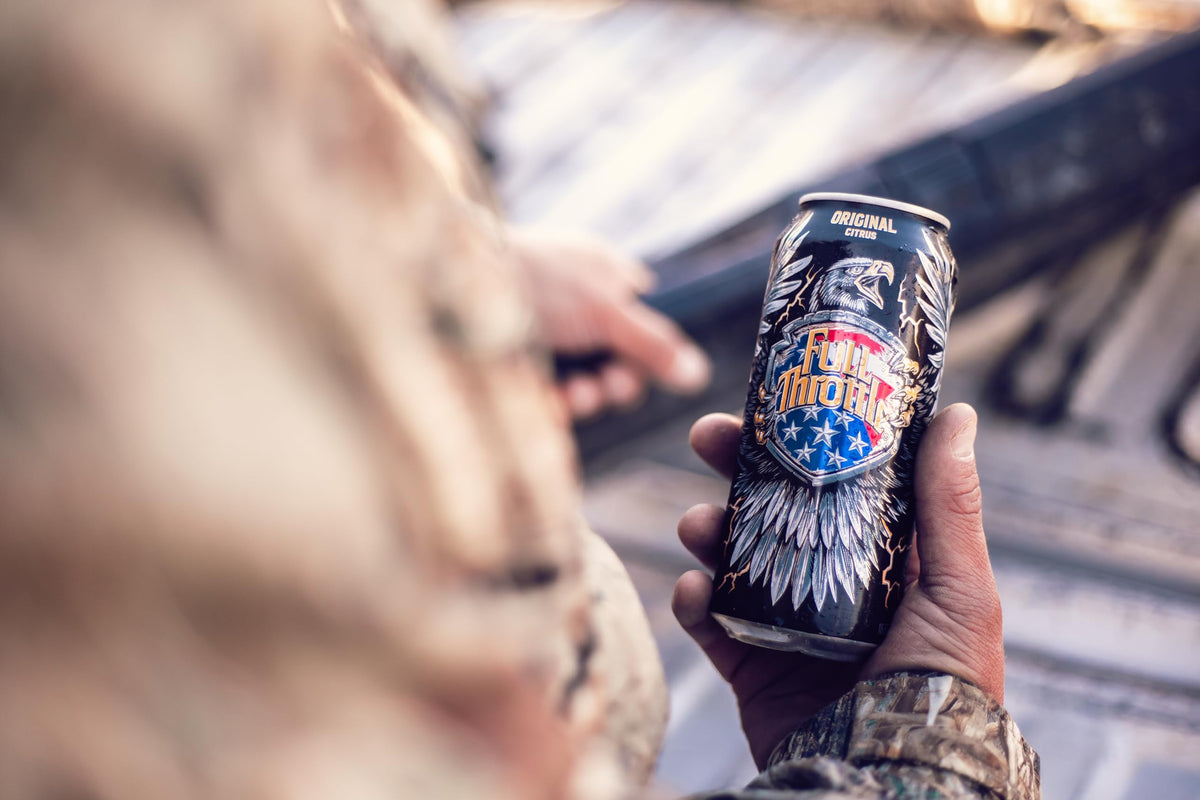 Full Throttle Citrus splash pour ready for an energy boost