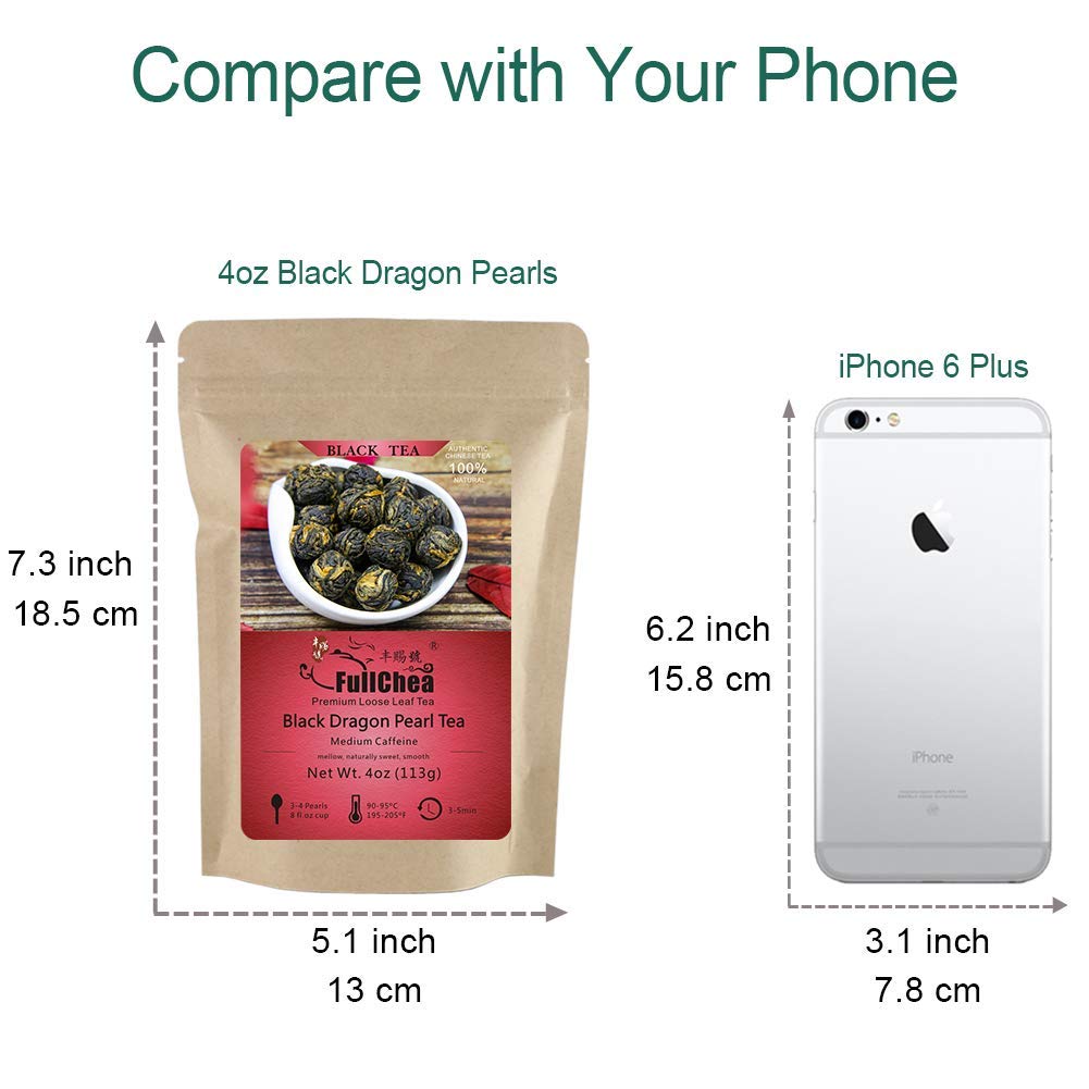 FullChea Black Dragon Pearl Tea iced tea option for warm days.