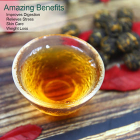 FullChea Black Dragon Pearl Tea ideal for morning rituals.