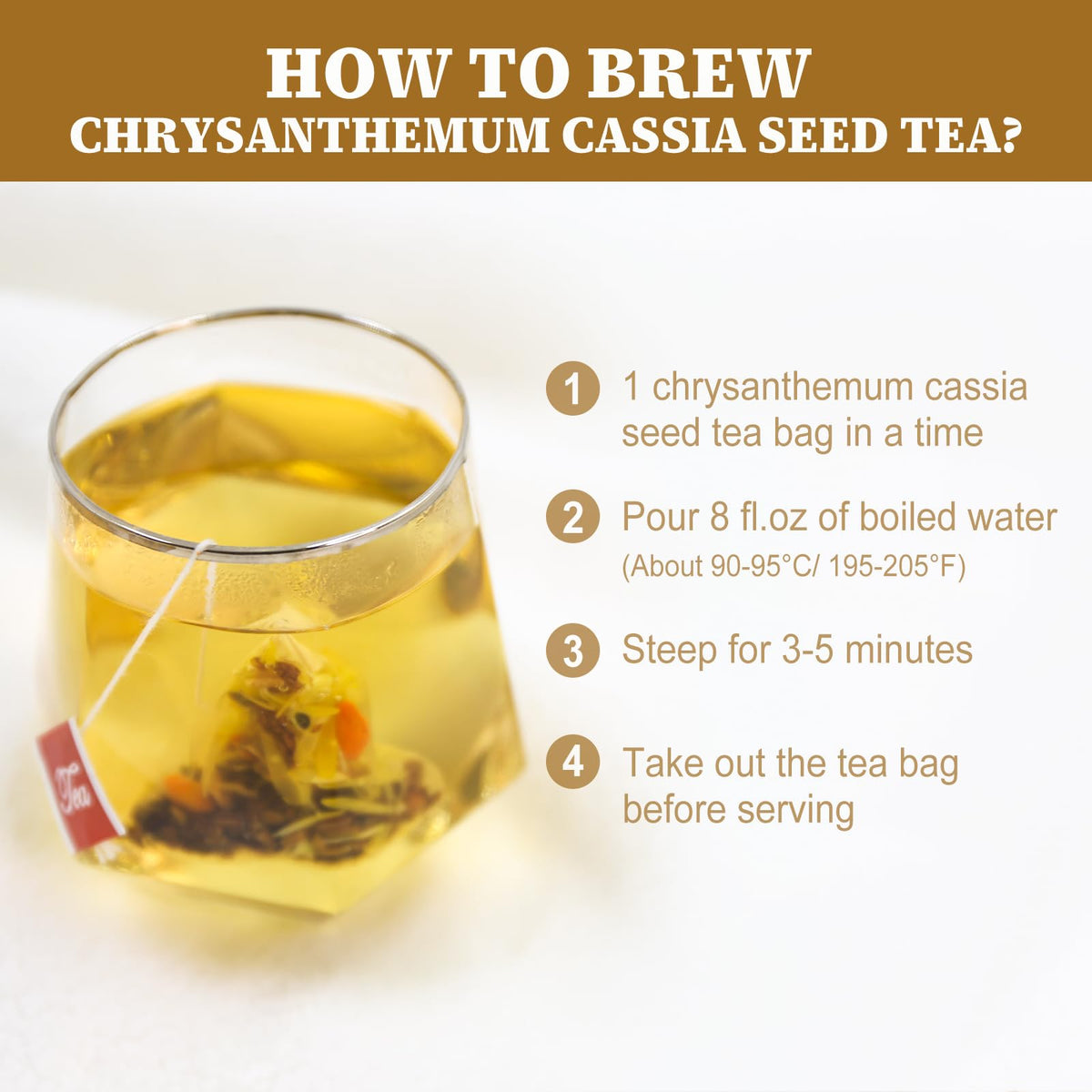 Burdock root slices within the FullChea tea mix contribute earthy tones.