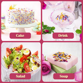 FullChea cornflower petals; bluish hues perfect for presentable drink garnishes.
