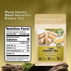 FullChea ginger tea with lemon hints enhances aroma and palate.