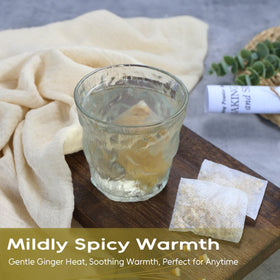 FullChea ginger tea cup steaming to reveal warm, zesty aroma.