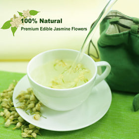 FullChea jasmine aroma closeup captures fragrant floral notes.