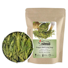 FullChea Longjing pack shot highlights freshness and aroma.