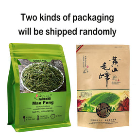 FullChea Mao Feng green tea steeping; smooth flavor for digestion-friendly moments.