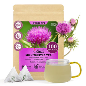 FullChea milk thistle tea bags pack for a daily ritual and caffeine-free unwind.