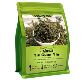 FullChea Oolong tea loose leaves ready to brew for a fragrant cup